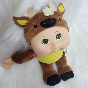 Cabbage Patch Kids Exotic Friends Collectible 182 Briggs Bull 9" Pluhs Baby Doll